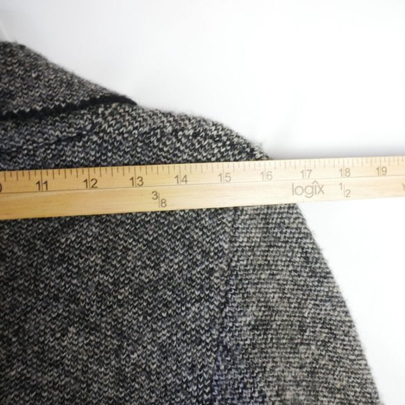 Cocogio Women's Size S Heather Grey Button Front Jacket - Picture 8 of 11